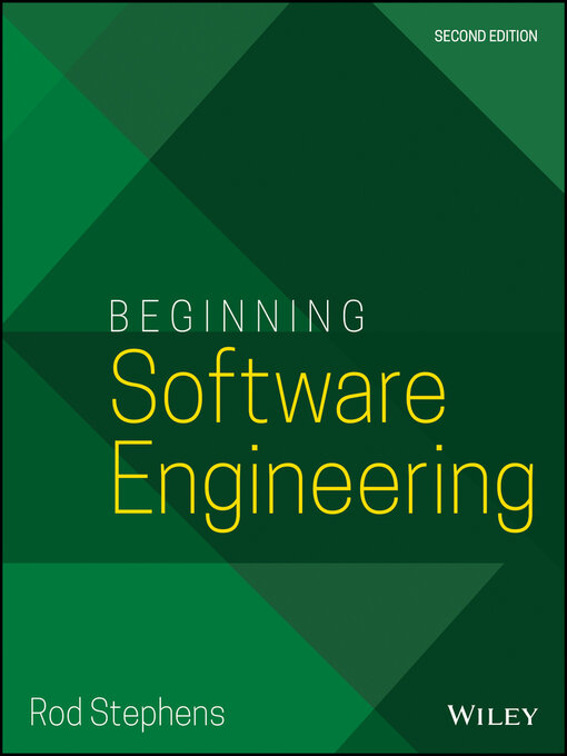 Title details for Beginning Software Engineering by Rod Stephens - Available